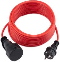 Удлинитель силовой Starwind ST-PS1.10/R 3x1.0кв.мм 1розет. 10м ПВС без катушки красный