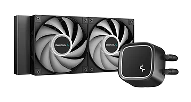 Система водяного охлаждения Deepcool LE500 Soc-AM5/AM4/1151/1200/1700 4-pin 18-33dB Al+Cu 220W 1238gr LED Ret