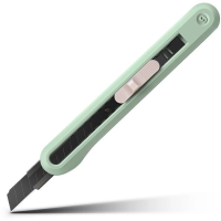 Нож канцелярский Deli NS063-SD-GREEN Nusign шир.лез.9мм выдвижное лезвие фиксатор усиленный сталь зе