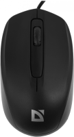 Мышь Defender Alpha MB-507 черный оптическая 1000dpi silent USB 2but (52507)