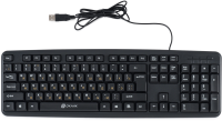 Клавиатура Оклик 130M черный USB
