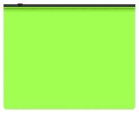 Папка на молнии ZIP Бюрократ Double Neon DNEBPM5ALETTBL A5 полипропилен 0.15мм салатовый цвет молнии черный