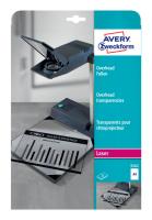 Пленка Avery Zweckform 3562 A4/25л./прозрачный для лазерной печати
