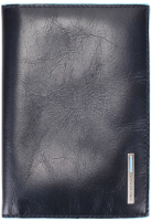 Обложка для паспорта Piquadro Blue Square PP5255B2/BLU2 синий натур.кожа