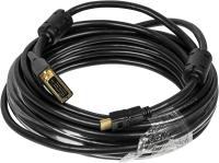 Кабель Buro HDMI-19M-DVI-D-10M HDMI (m) DVI-D (m) 10м феррит.кольца черный