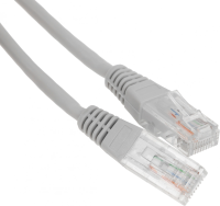 Патч-корд Lanmaster TWT-45-45-1.5-GY UTP RJ-45 вил.-вилка RJ-45 кат.5E 1.5м серый ПВХ (уп.:1шт)