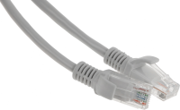 Патч-корд PP12-1.5M 1000G UTP 4 пары cat5E CCA molded 1.5м серый RJ-45 (m)-RJ-45 (m)