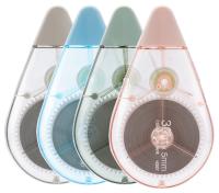 Лента коррект. Deli EH367 30мх5мм ассорти корпус белый блистер