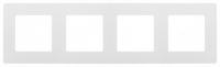 Рамка Legrand Etika 672504 накладная 4x ABS пластик белый