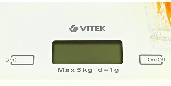 Весы кухонные электронные Vitek Orange VT-2418 макс.вес:5кг рисунок