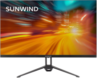 Монитор SunWind 23.8" SUN-M24BA107 черный IPS LED 3ms 16:9 HDMI матовая 300cd 178гр/178гр 1920x1080 165Hz G-Sync DP FHD 2.9кг