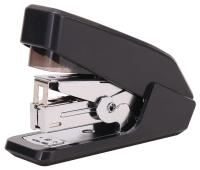 Степлер Deli E0466BLCK Pro 24/6 26/6 (30листов) встроенный антистеплер черный 50скоб закрытый