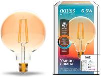 Умная лампа Gauss IoT Smart Home E27 6.5Вт 720lm Wi-Fi (упак.:1шт) (1340112)