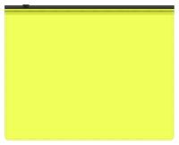 Папка на молнии ZIP Бюрократ Double Neon DNEBPM5AYELBL A5 полипропилен 0.15мм желтый цвет молнии черный