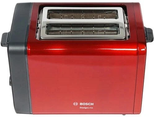 Тостер Bosch TAT4P424 970Вт красный/черный