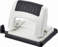 Дырокол Kw-Trio 09165WHITE макс.:20лист. металл белый отв.:2 с линейкой