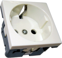 Розетка Lanmaster NM-EL45X45-WH настенная встраиваемая 45x45x41мм без крышки Mosaic белый (упак.:1шт)