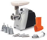 Мясорубка Аксион М 61.02 2000Вт серебристый/черный