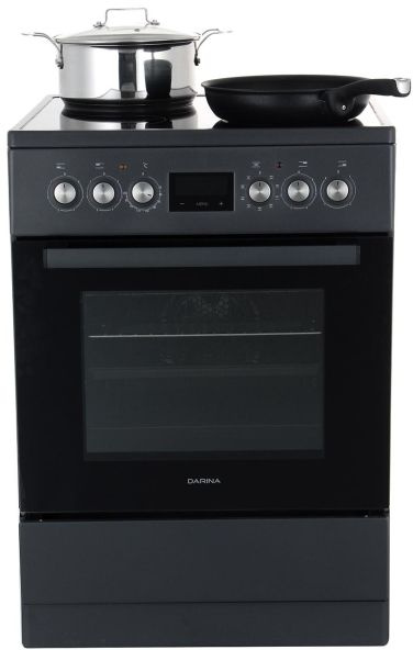 Плита Электрическая Darina 0F5 EC 142 615 Gr темно-серый/черный стеклокерамика (без крышки)