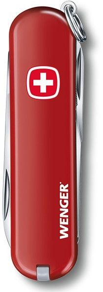 Нож перочинный Victorinox Wenger (0.6423.91) 65мм 7функц. красный карт.коробка