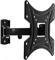 Кронштейн для телевизора Buro FL1S черный 20"-48" макс.15кг настенный поворотно-выдвижной и наклонный