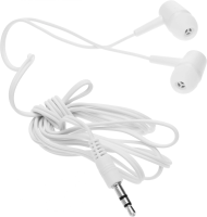 Наушники вкладыши BBK EP-1002S 1.2м белый проводные в ушной раковине (EP-1002S (W))