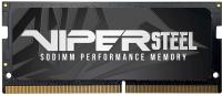 Память DDR4 32Gb 2666MHz Patriot PVS432G266C8S Viper Steel RTL PC4-21300 CL18 SO-DIMM 260-pin 1.2В Ret
