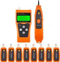 Тестер кабельный Lanmaster LAN-PRO-L/TPK-N-8R (упак:1шт) оранжевый