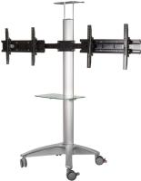 Подставка для телевизора Arm Media PT-STAND-15 серебристый 26"-55" макс.120кг напольный наклон