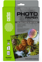 Фотобумага Cactus CS-GA6230100 10x15/230г/м2/100л./белый глянцевое для струйной печати
