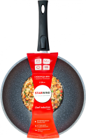 Сковорода ВОК (WOK) Starwind Chef Induction SW-CHI4028WGR круглая 28см покр.:Pfluon руч.:съем. (без