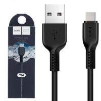 Кабель Hoco X20 Flash X20 USB-C 2м черный коробка