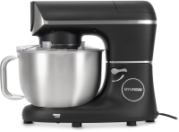 Кухонная машина Hyundai HYM-S8591 планетар.вращ. 1500Вт черный/серебристый