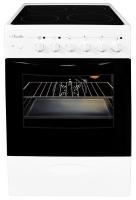 Плита Электрическая Лысьва EF4004MK00 белый/черный стеклокерамика (без крышки)