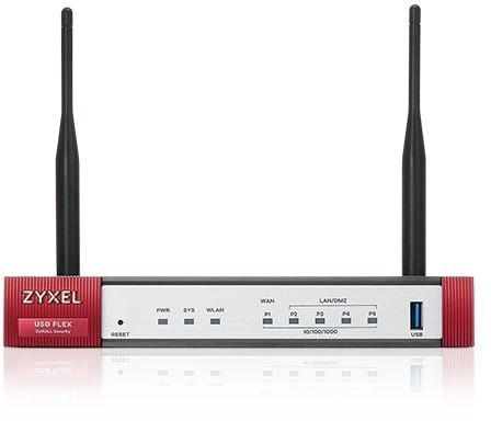 Межсетевой экран Zyxel USG Flex 50AX (USGFLEX50AX-EUCI01F) AX1800 10/100/1000BASE-TX серебристый