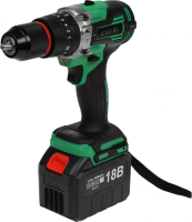 Дрель-шуруповерт Zitrek Green Impact 18V 1800Вт аккум. патрон:быстрозажимной (кейс в комплекте) (063