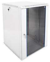 Шкаф коммутационный ЦМО ШРН-ЭКОНОМ (ШРН-Э-18.650) настенный 18U 600x650мм пер.дв.стекл 65кг серый 600мм 31.8кг 180град. 930мм