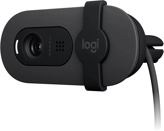 Камера Web Logitech HD Webcam Brio 90 графитовый 2Mpix (1920x1080) USB Type-C с микрофоном (960-0015
