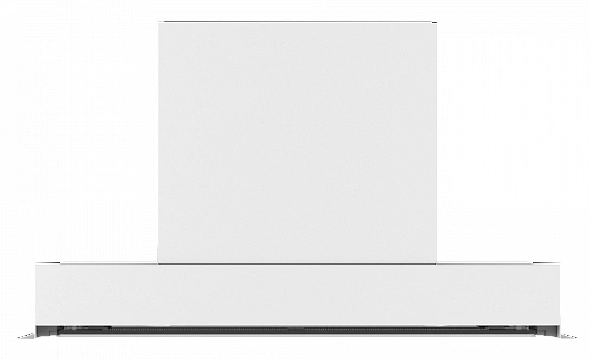 Вытяжка встраиваемая Elikor 60П-1000 белый управление: кнопочное (1 мотор)