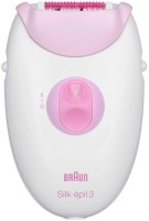 Эпилятор Braun SE3274 скор.:2 от электр.сети розовый/белый