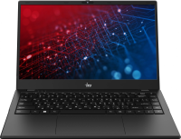 Ноутбук IRU Planio 14ING N100 8Gb SSD256Gb Intel Iris Xe graphics 14" IPS FHD (1920x1080) Free DOS black 6000mAh (2058902)