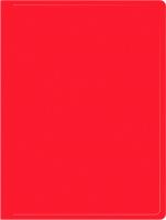 Папка метал.зажим Buro -ECB04CRED A4 пластик 0.5мм красный