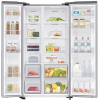 Холодильник Samsung RS62DG5003S9EO 2-хкамерн. серебристый инвертер