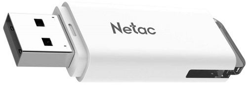 Флеш Диск Netac 64Gb U185 NT03U185N-064G-20WH USB2.0 белый