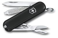 Нож перочинный Victorinox Classic Dark Illusion (0.6223.3G) 58мм 7функц. черный карт.коробка