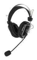 Наушники с микрофоном A4Tech HS-50 черный 2.5м мониторные оголовье