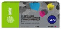 Картридж струйный Cactus CS-EPT05A300 T05A3 пурпурный (215мл) для Epson WorkForce Pro WF-C878/C879