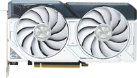 Видеокарта Asus PCI-E 4.0 DUAL-RTX4060TI-O8G-WHITE NV RTX4060TI 8Gb 128bit GDDR6 2565/18000/HDMIx1/D