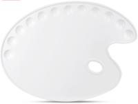 Палитра для смешивания красок Deli 68300 эллипс 400x290мм пластик