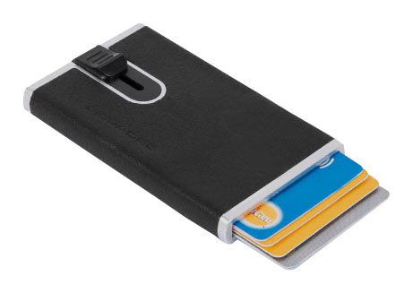 Чехол для кредитных карт Piquadro Black Square PP4825B3R/N черный натур.кожа
